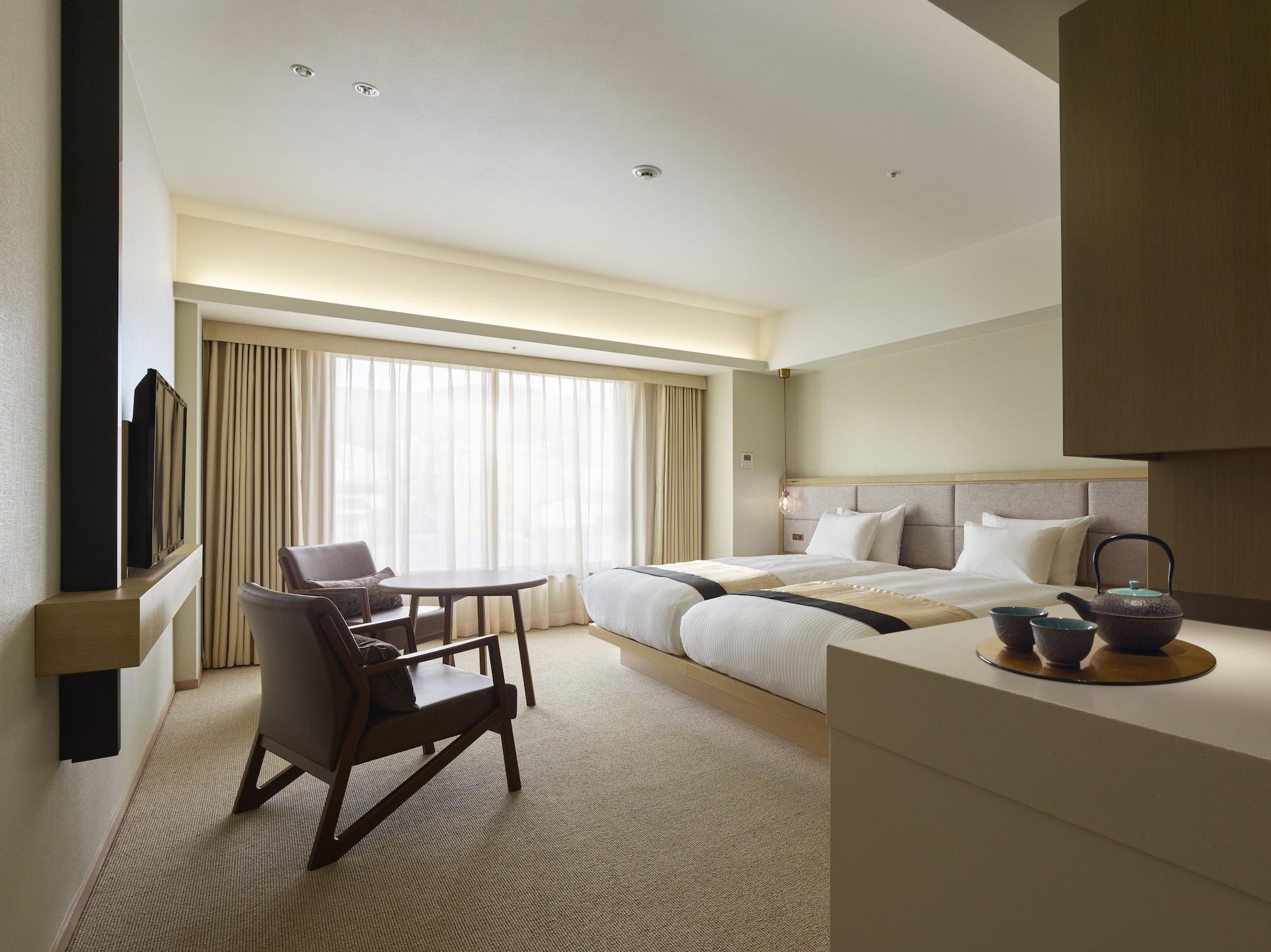 Hotel The Celestine Kyoto Gion Exterior foto A room at the hotel