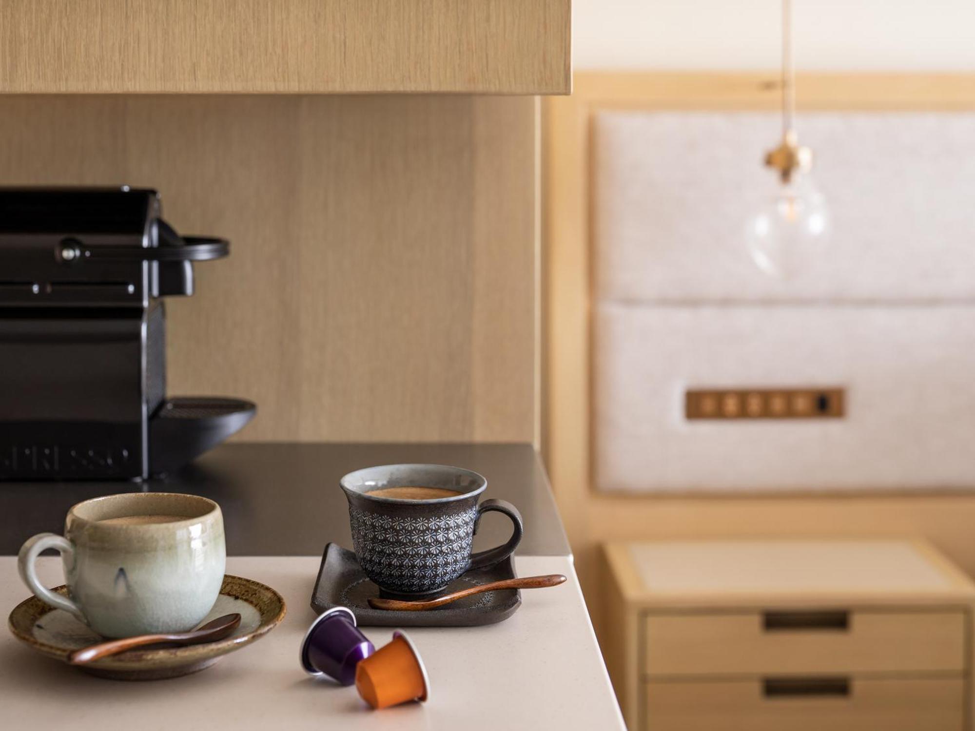 Hotel The Celestine Kyoto Gion Exterior foto A Nespresso coffee machine